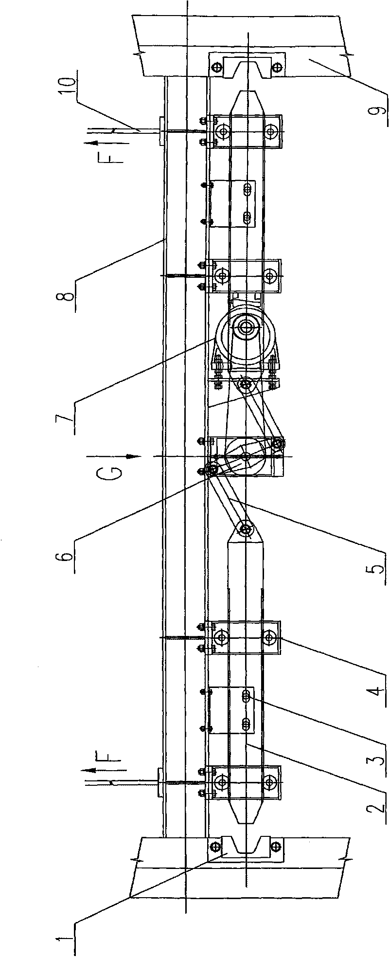 Fall preventing device for mechanical parking equipment