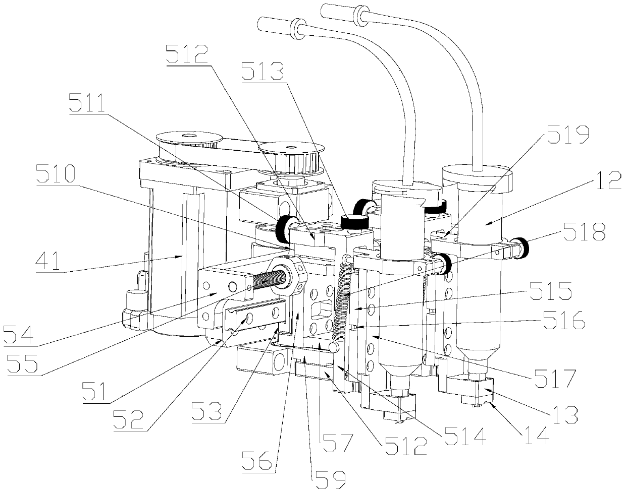 Intelligent automatic adhesive dispensing device