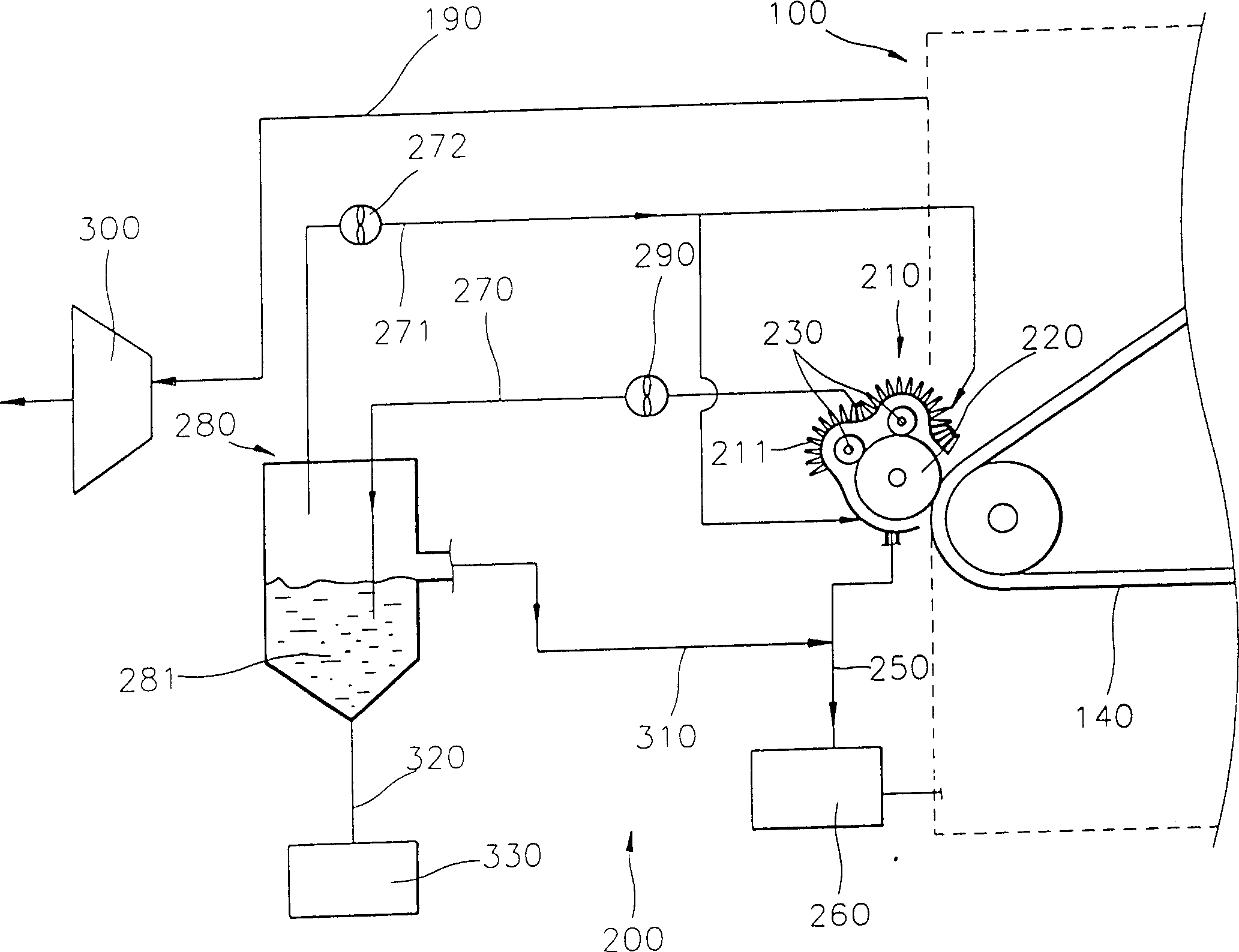 Carrier recovery apparatus of liquid electrophotographic printer