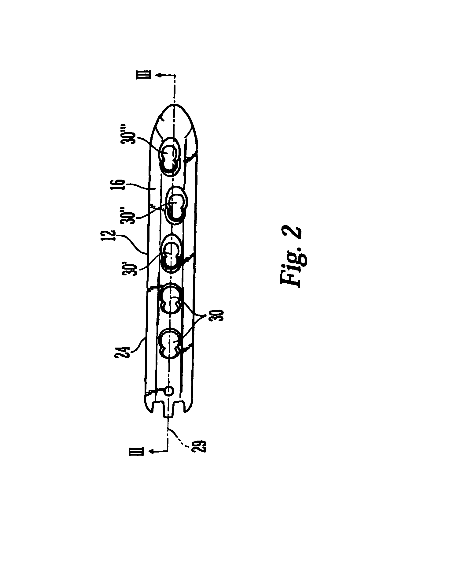 Bone plate with bladed portion