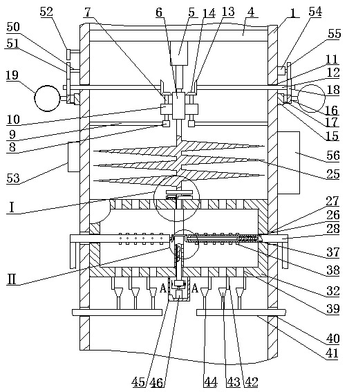 Fly ash recovery device for environmental-protection project