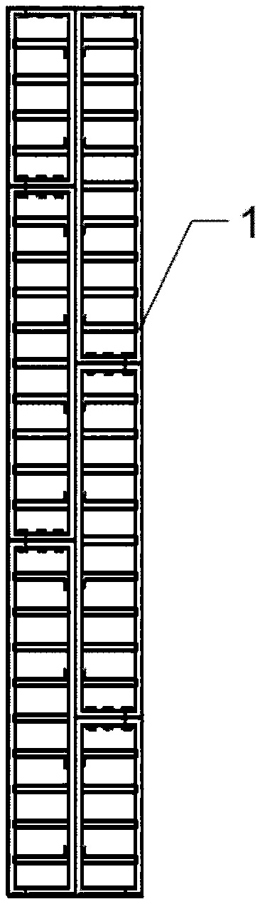 A bolt-connected assembleable anti-crack and anti-seepage permanent beam formwork