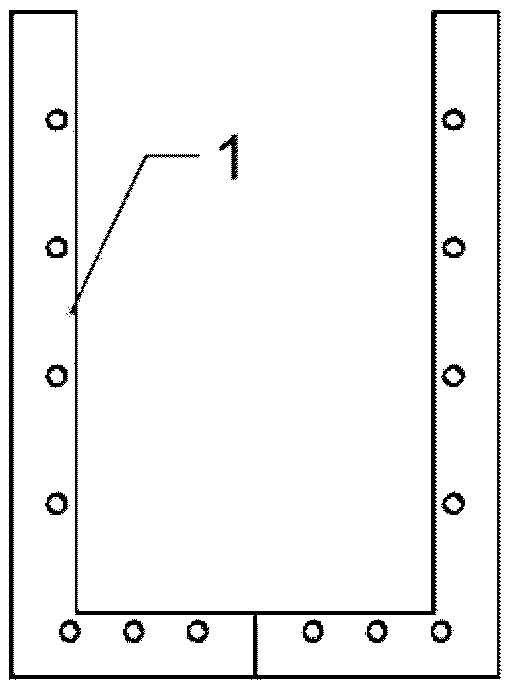 A bolt-connected assembleable anti-crack and anti-seepage permanent beam formwork