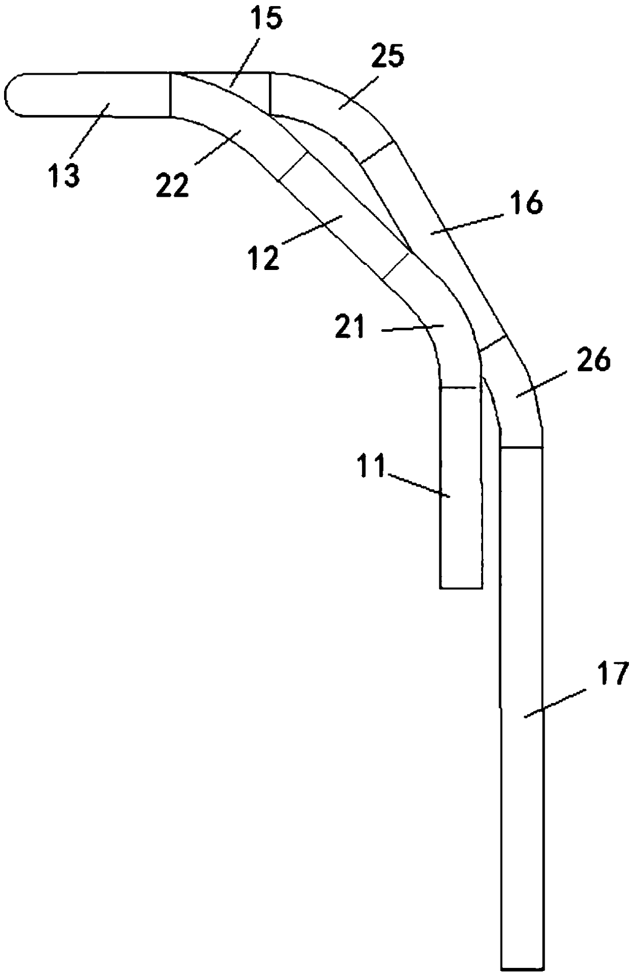 Air returning pipe of single-cold air conditioning outdoor unit and air conditioner