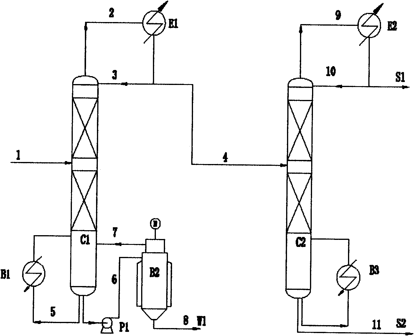 Separation method for recovering olefin polymerization catalyst mother liquid