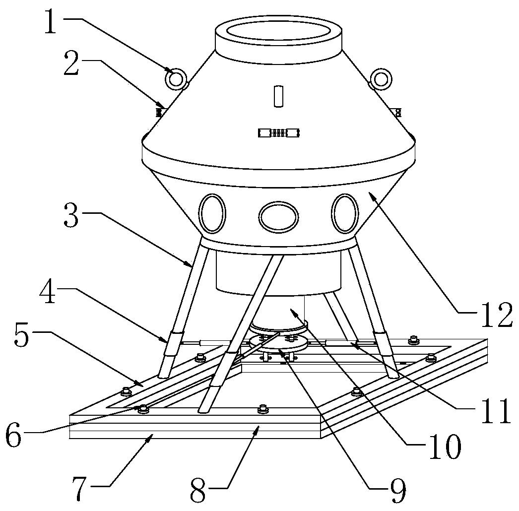 Rotary distributor with convenient lifting transporting performance