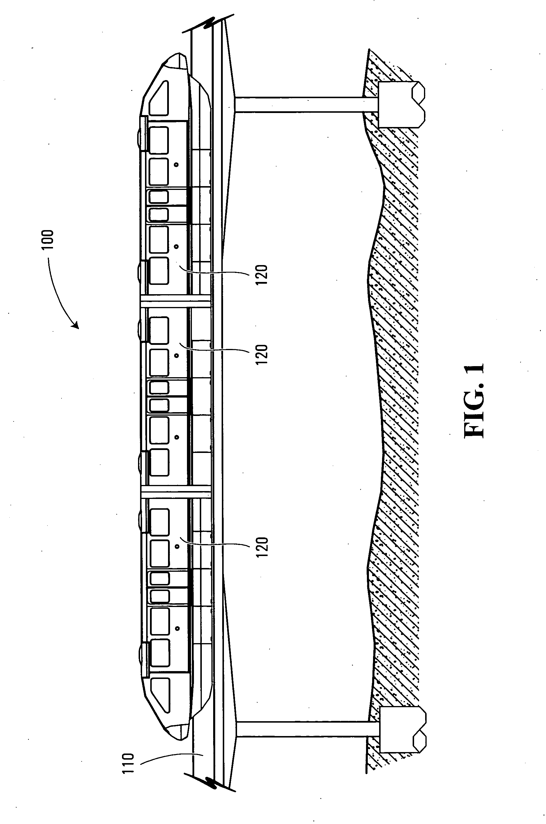 Automated people mover (APM) monorail system