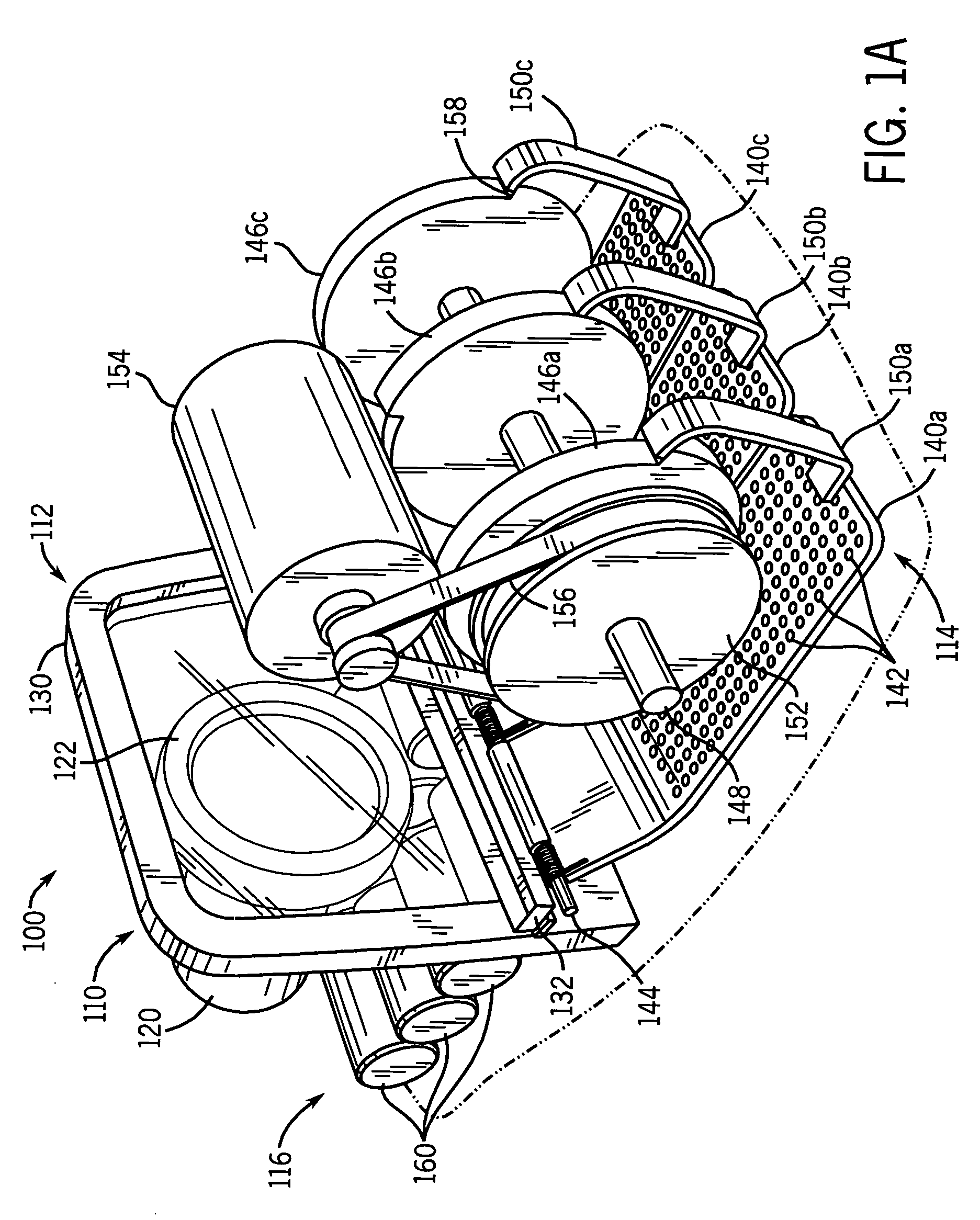 Handheld mechanical soft-surface remediation (SSR) device and method of using same