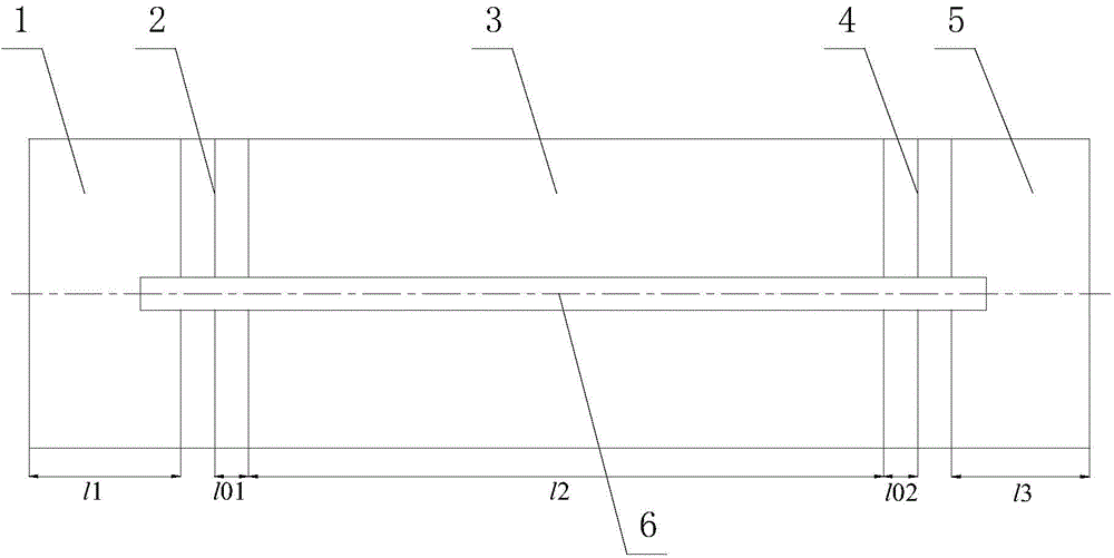 Axial vibration power-type piezoelectric ceramic transformer