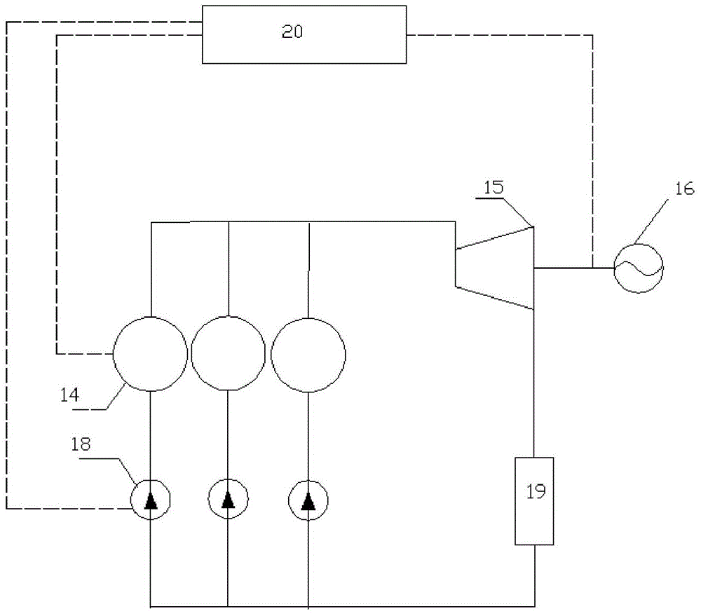 Boiler system automatically controlled based on steam and electricity consumption