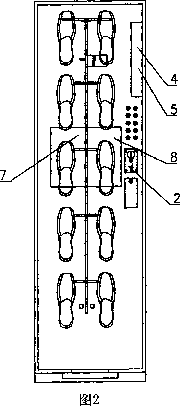 Automatic shoes box