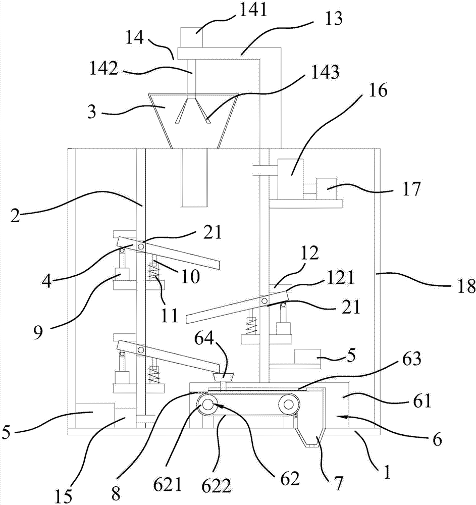 Feed pretreatment device for injection molding machine