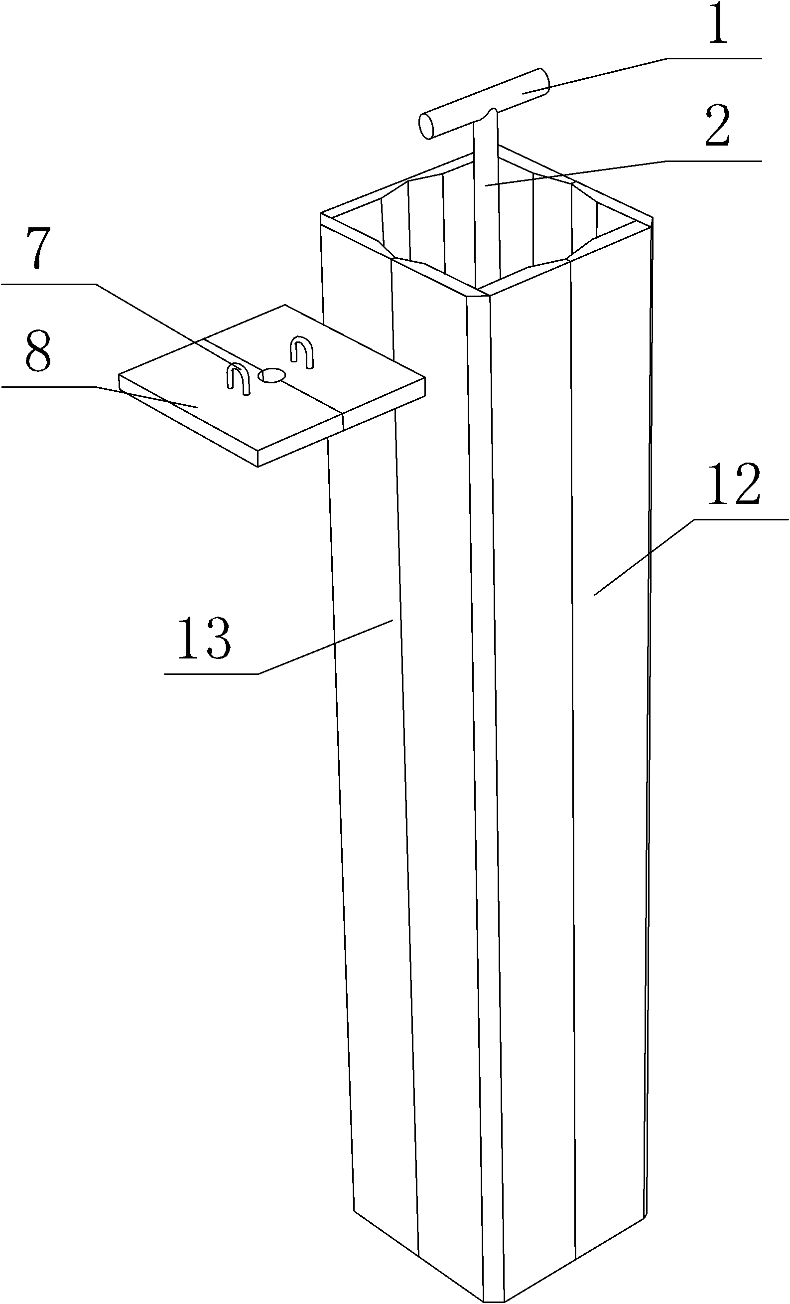 Construction method of preserved foundation bolt hole of equipment foundation