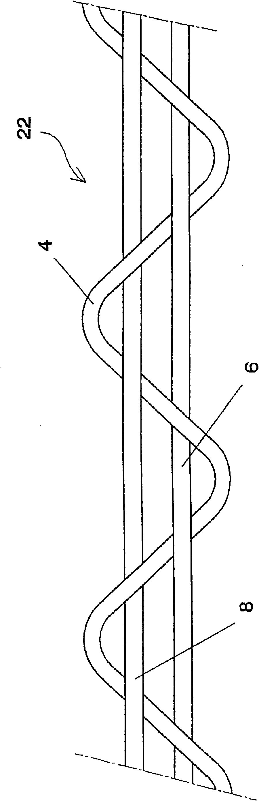 Electrically conductive, elastic compound thread, particularly for rfid textile labels, the use thereof, and the production of a woven fabric, knitted fabric, or meshwork therewith