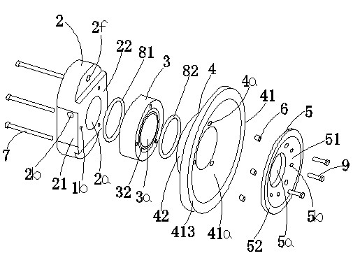 Compound type pneumatic non-contact gas claw