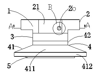 Compound type pneumatic non-contact gas claw