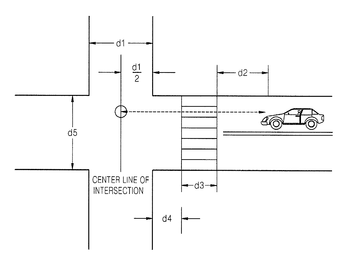 Apparatus and method of estimating center line of intersection