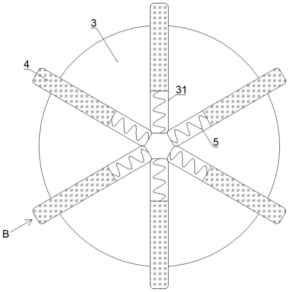 Electric control type polishing device with adjustable polishing radius