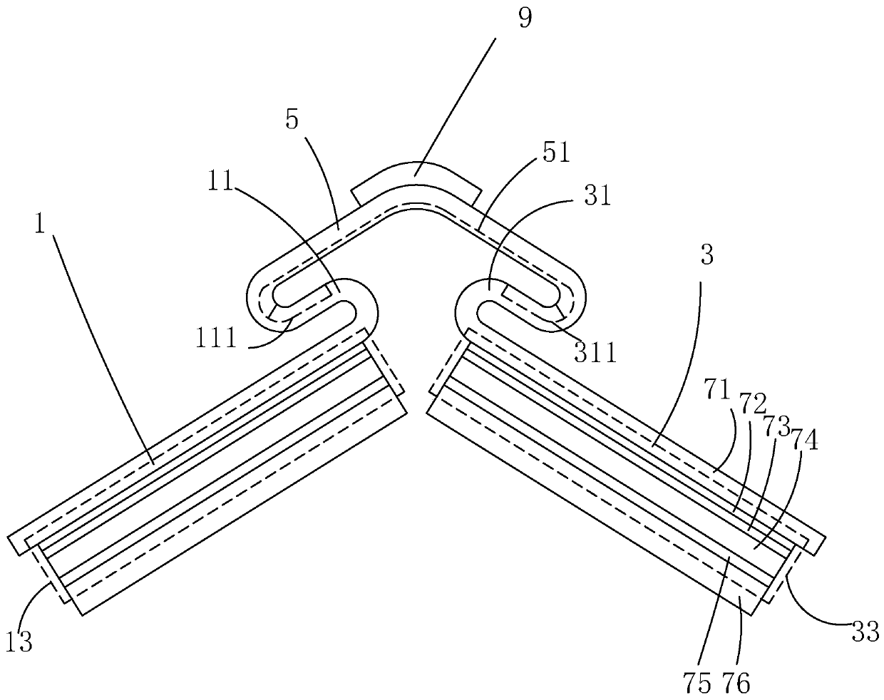 Folding display device