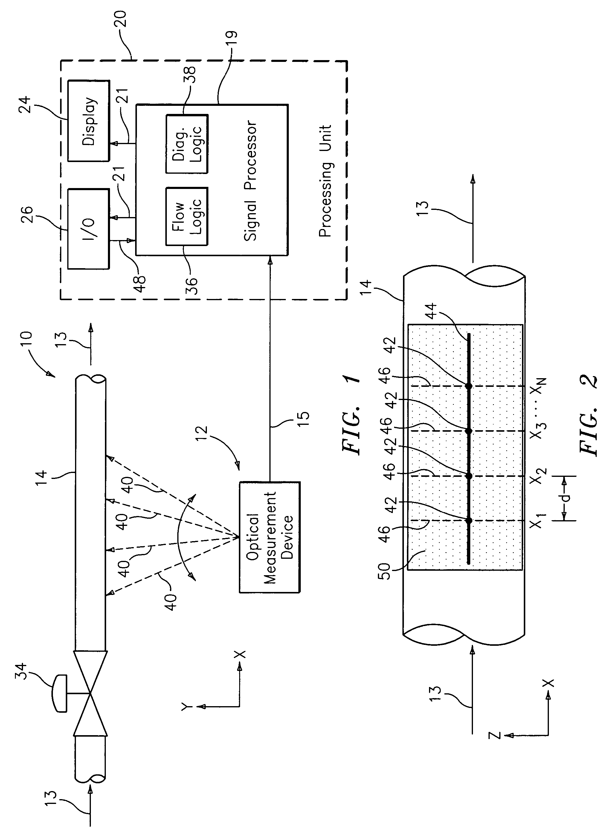 Characterizing unsteady pressures in pipes using optical measurement devices