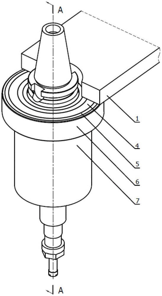 A non-contact energy transfer device for rotary ultrasonic machining