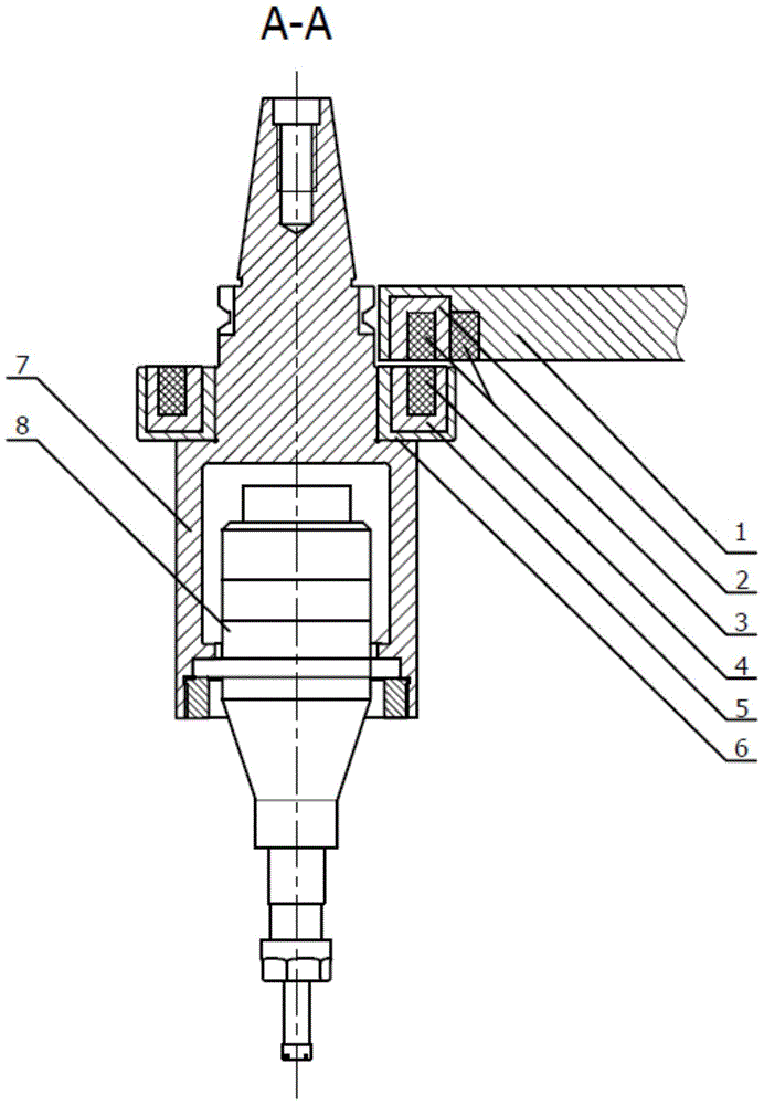 A non-contact energy transfer device for rotary ultrasonic machining