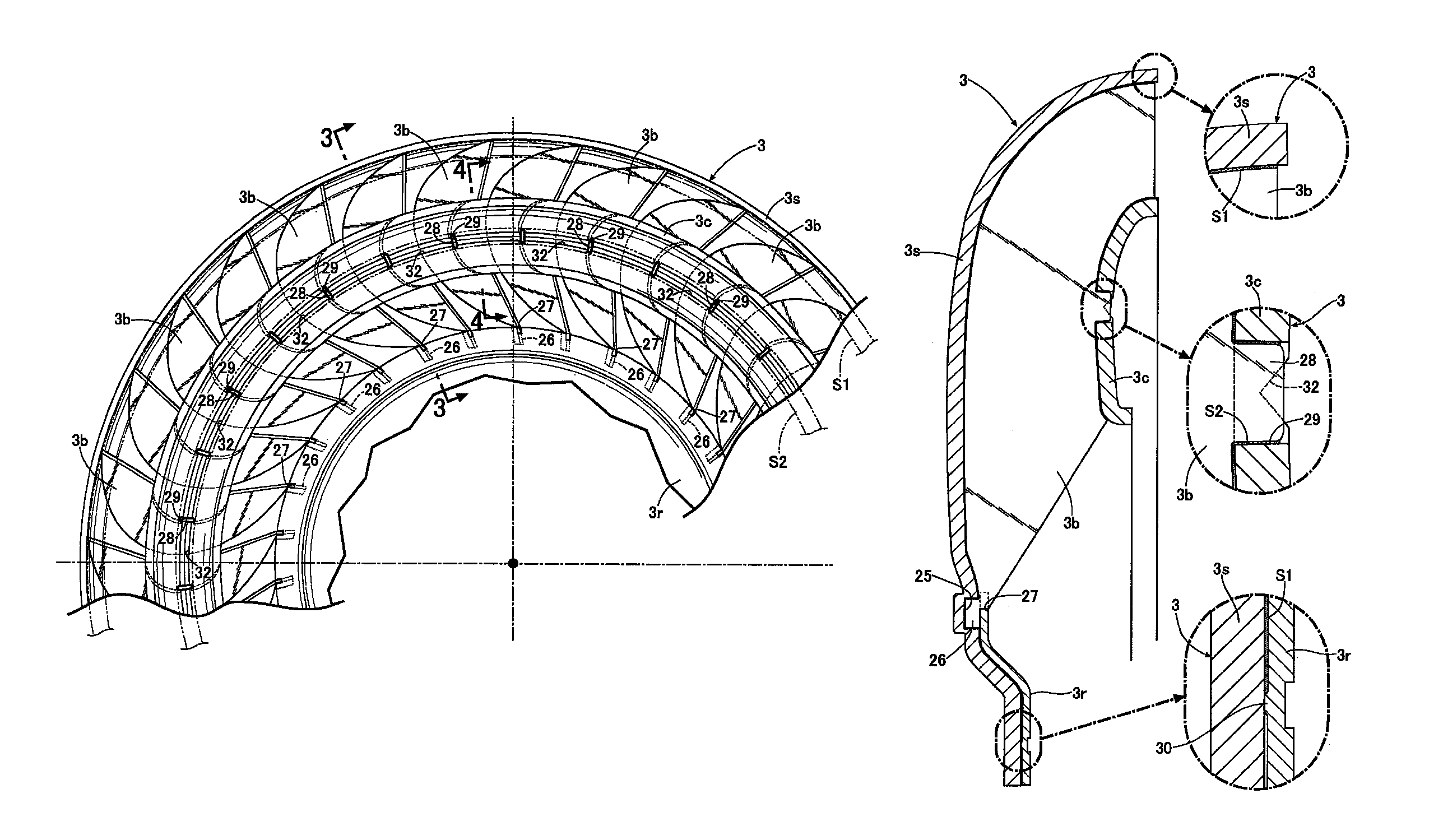 Manufacturing method of impeller for fluid transmitting device