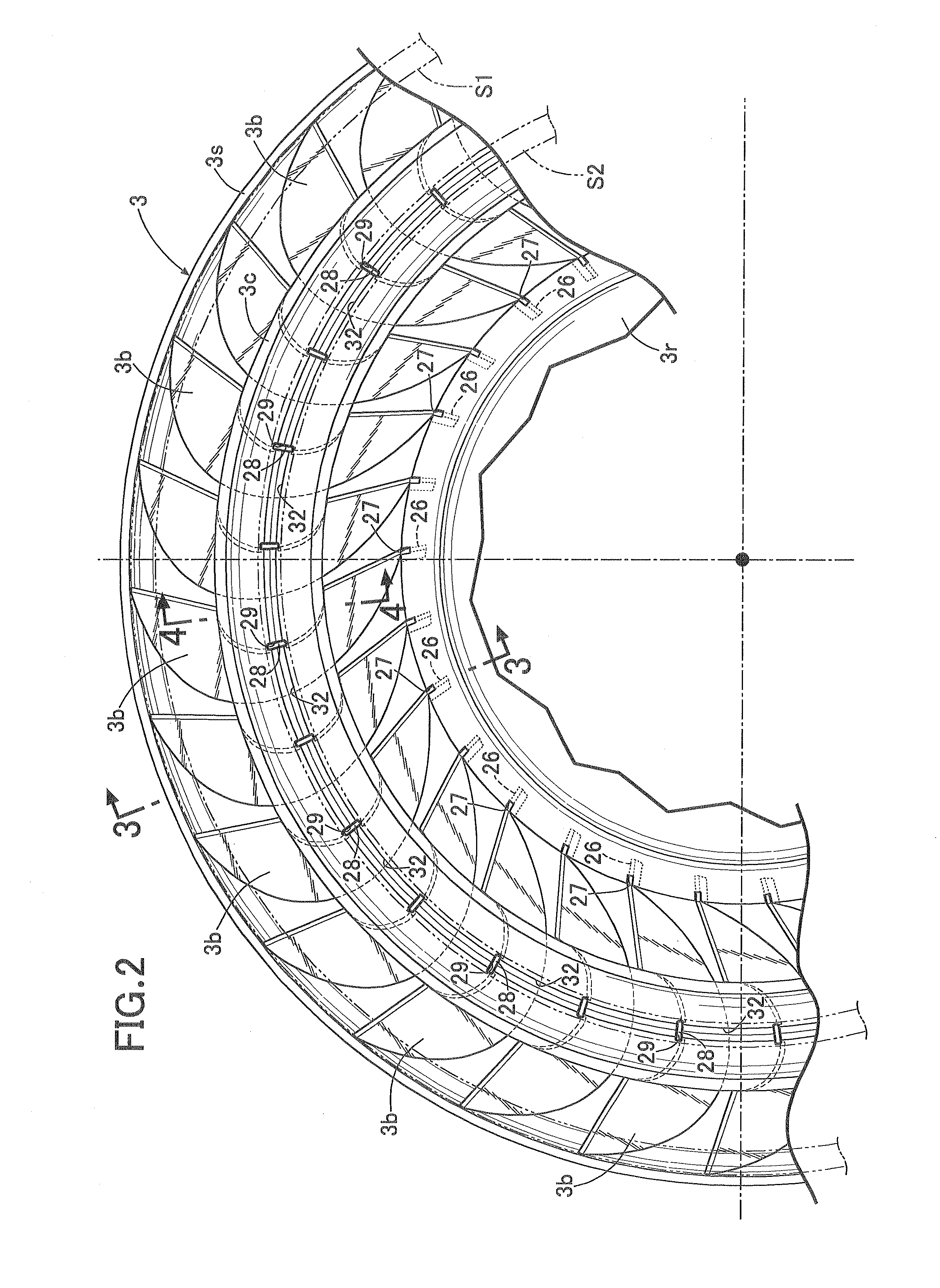 Manufacturing method of impeller for fluid transmitting device