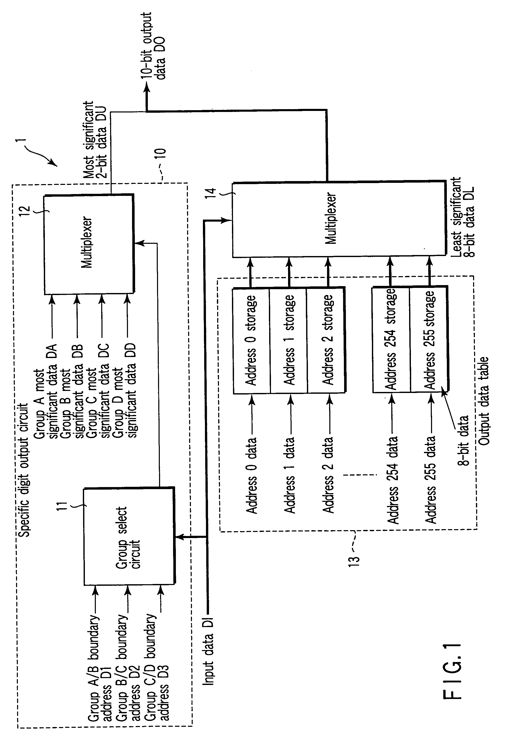 Data converting circuit, data converting method, and image forming apparatus