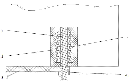 Underflow-type flow-controllable electric-heating graphite nozzle device of electromagnetic induction slag smelter