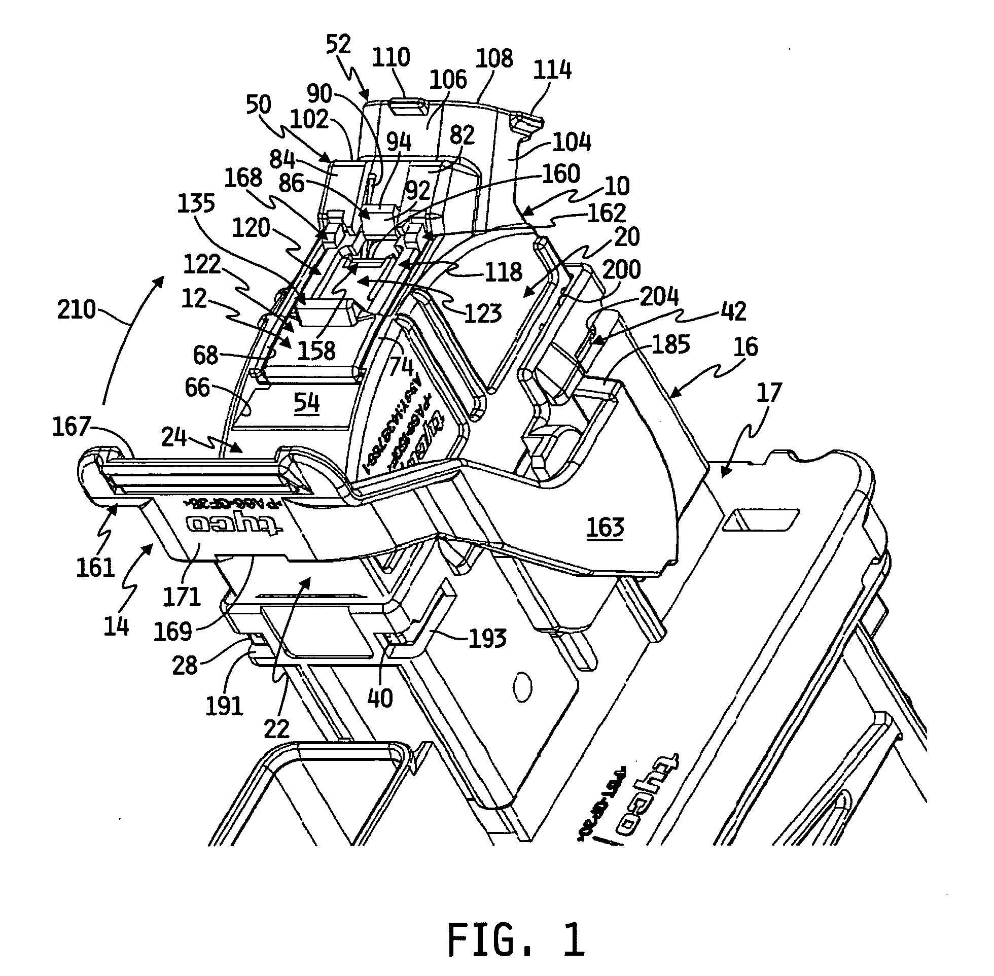 Lever mated connector assembly with a position assurance device