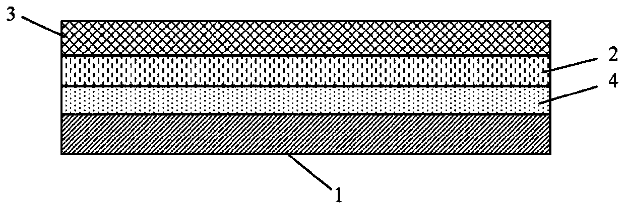 Multilayered electrode and film energy storage device