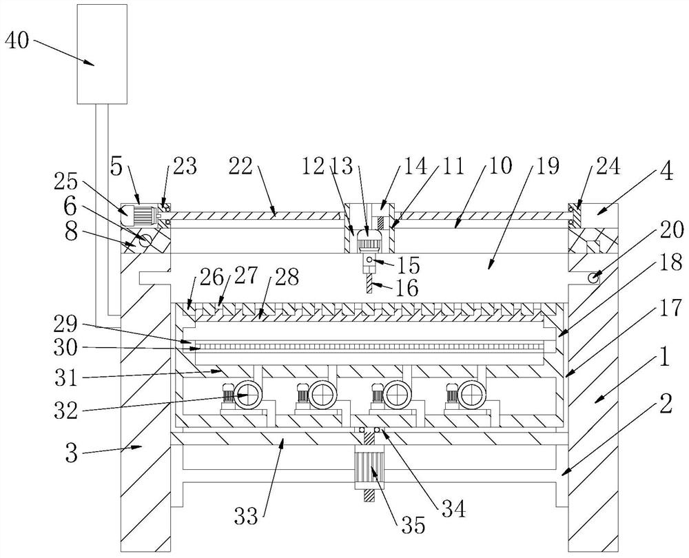 Automatic dust-free hinge hole numerical control machine