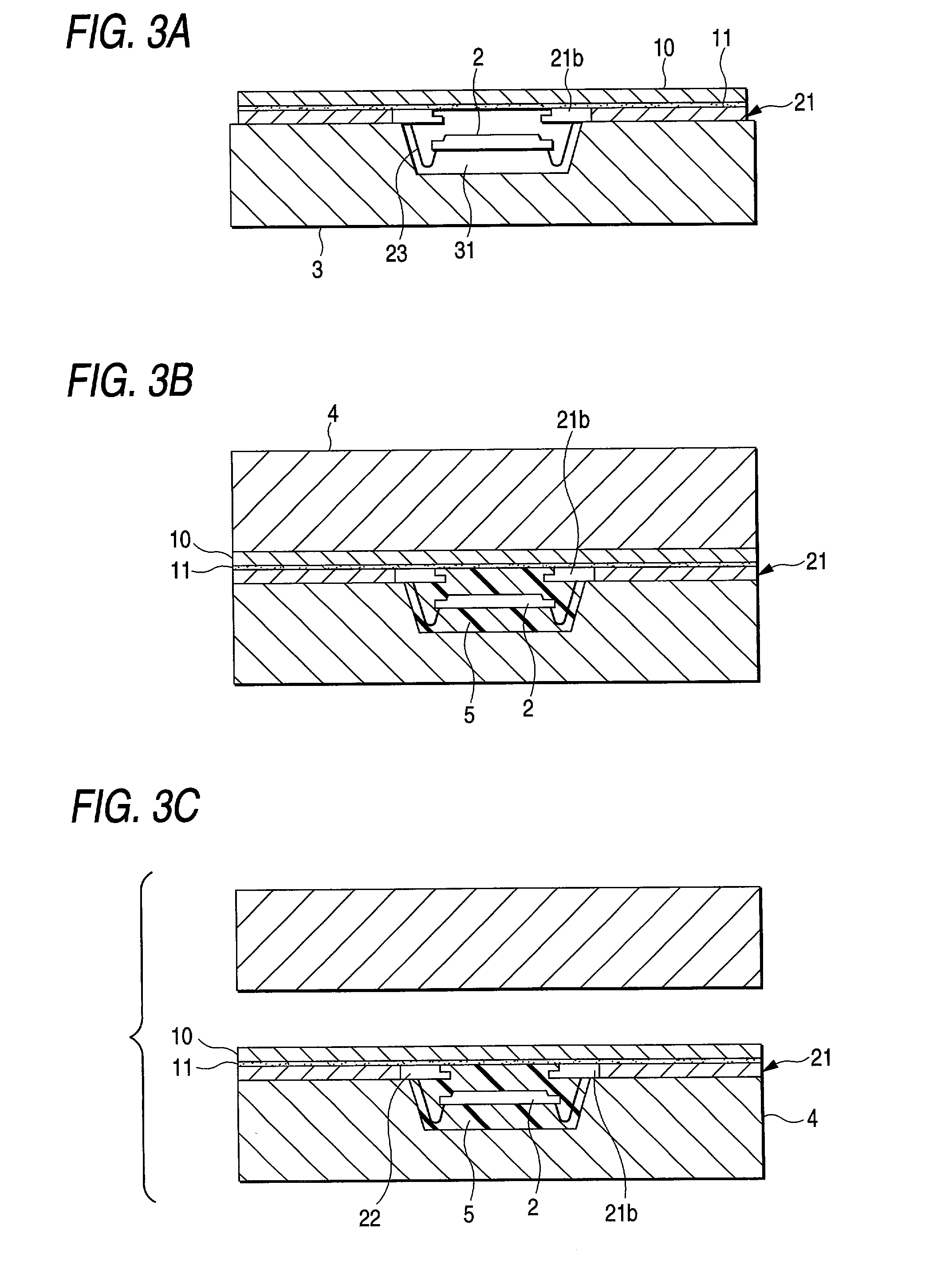 Lead frame laminate and method for manufacturing semiconductor parts