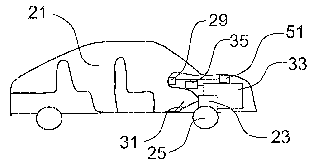 Battery pack with safety device, control device and control method