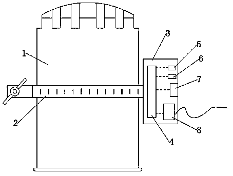 Rotary oil filter with using state monitoring function