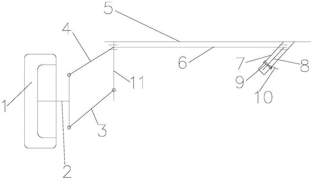 Whole automobile attitude adjusting mechanism based on stepless adjusting and automobile chassis