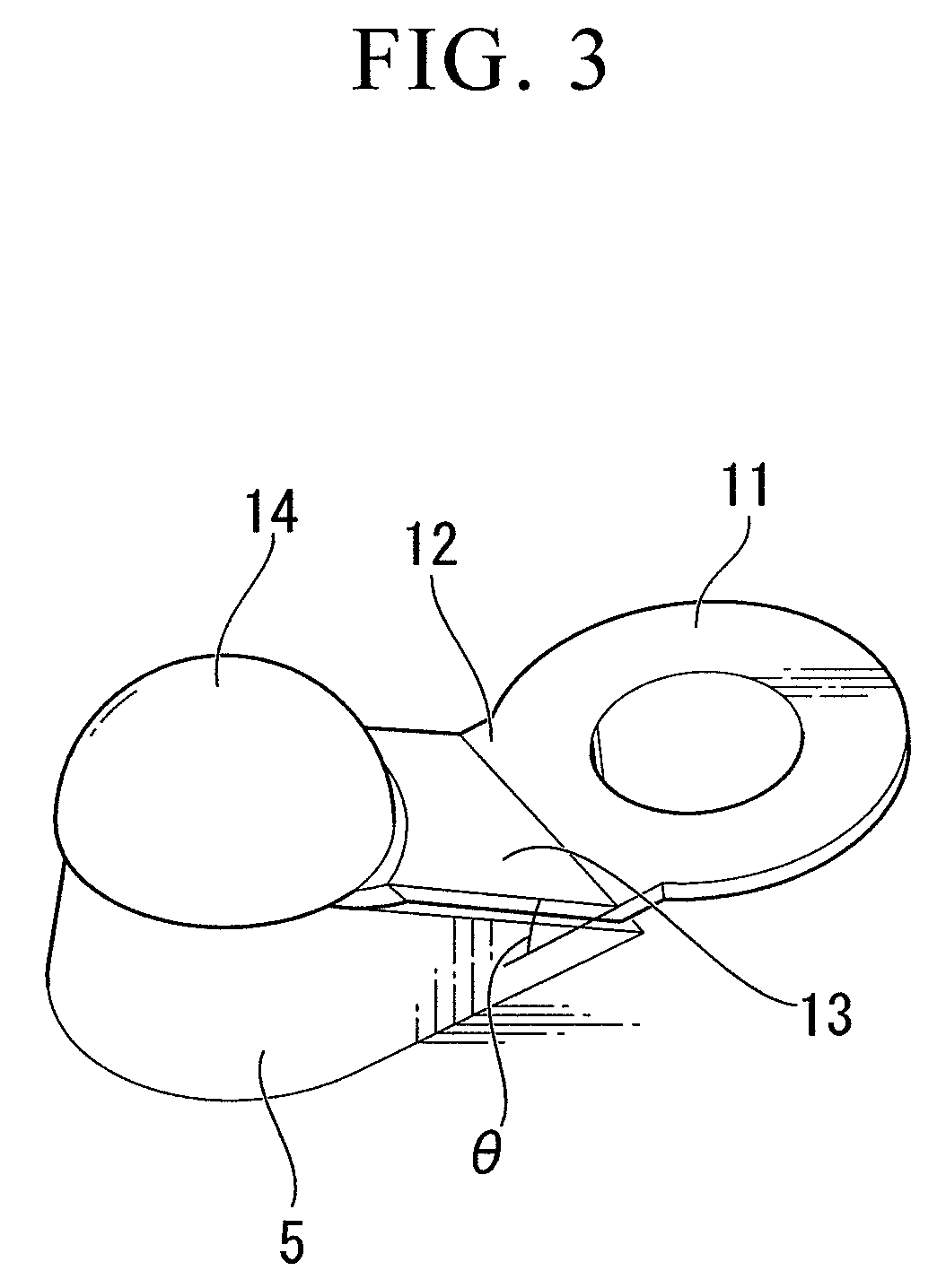 Double-sided connector with protrusions