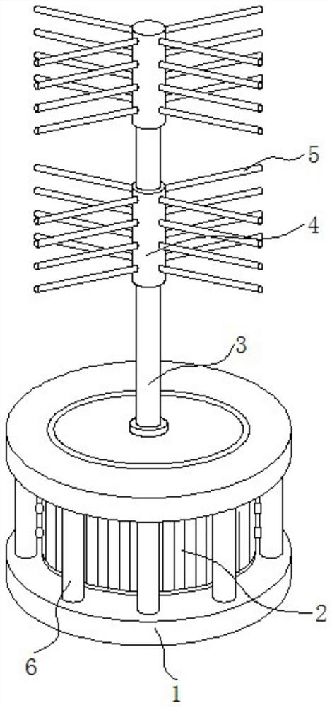 A blast type multi-chamber replacement powder mixer