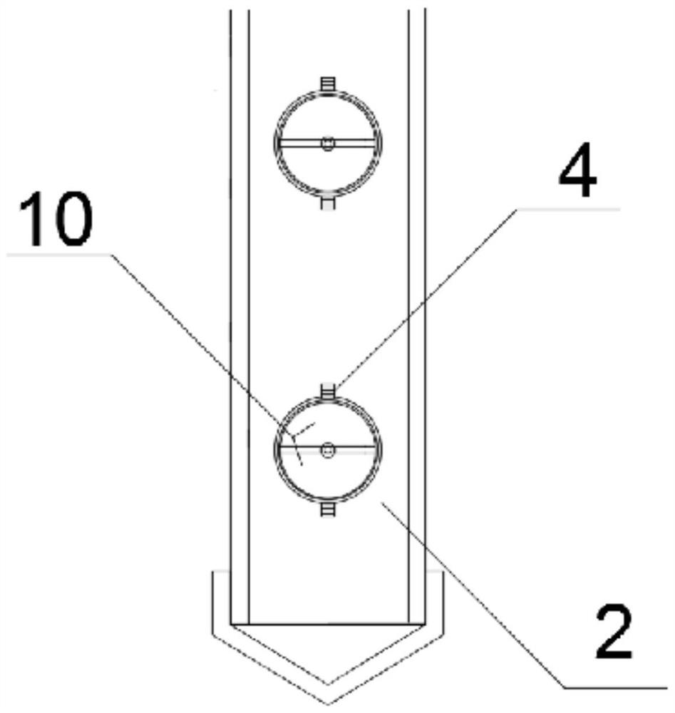 Same-hole layered simultaneous-grouting cement soil condensate generating device