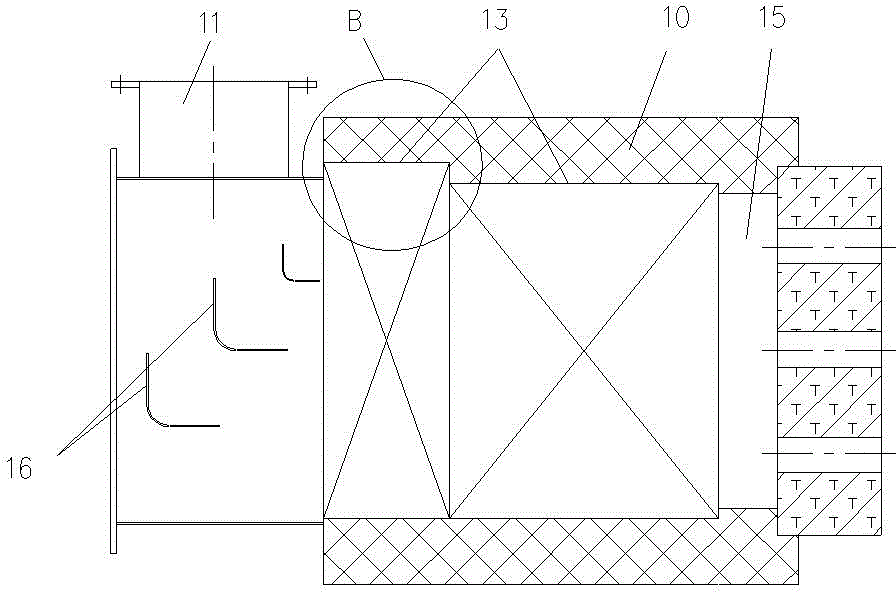 Air and gas double-heat-accumulation combustion device