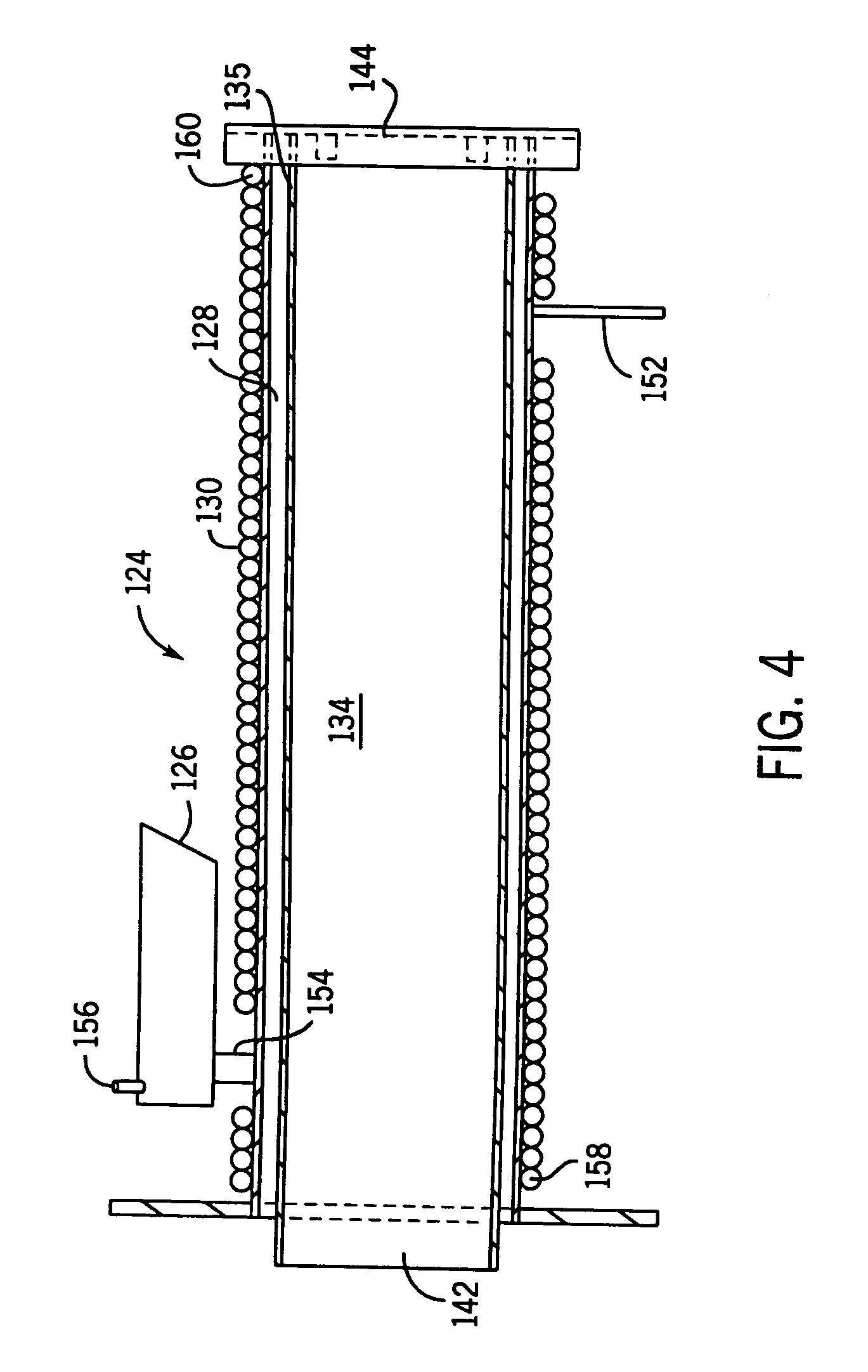 Ice cream machine including a controlled input to the freezing chamber