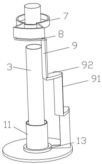 Method for removing odor substances in zanthoxylum bungeanum seed oil and wiped film type molecular distillation device used by method