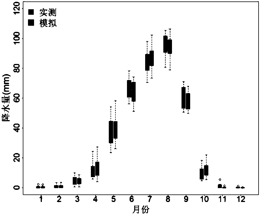 Day time scale-based rainfall generator