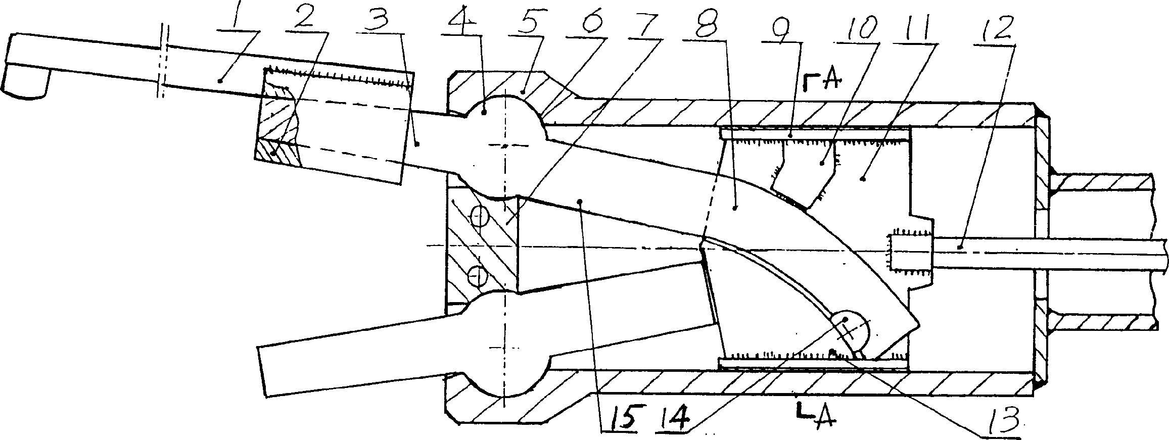 Trunnion-free grip-holder used for forge