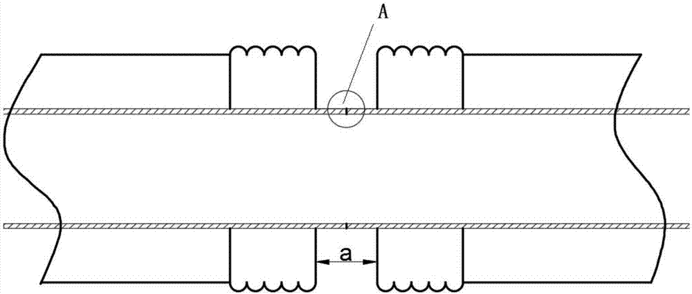 Enclosed nose for butt welding of high-temperature fused salt collector tubes