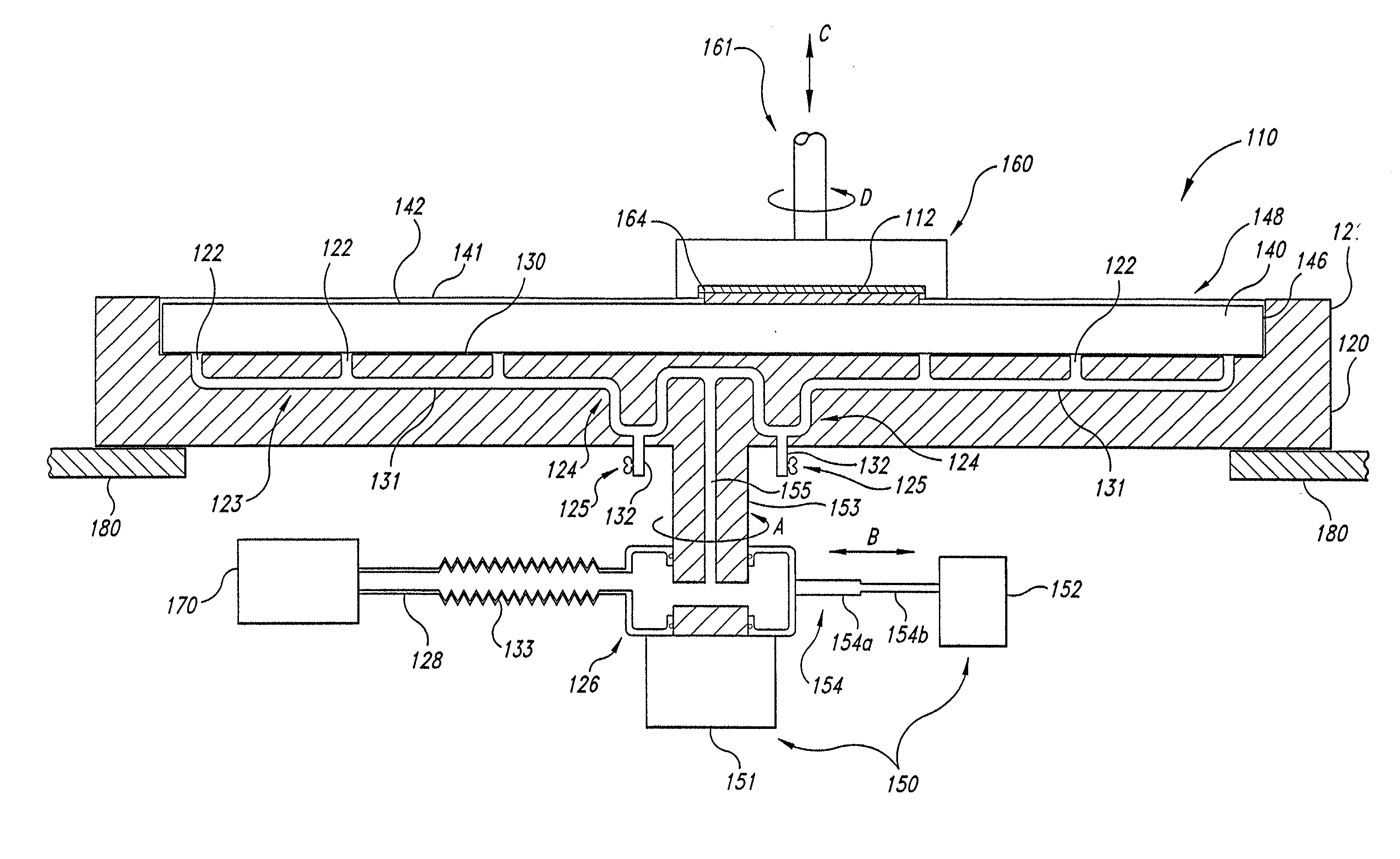 Method and apparatus for releasably attaching a polishing pad to a chemical-mechanical planarization machine