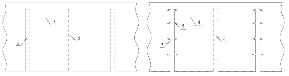 Hard roof directional pressurized explosion control method