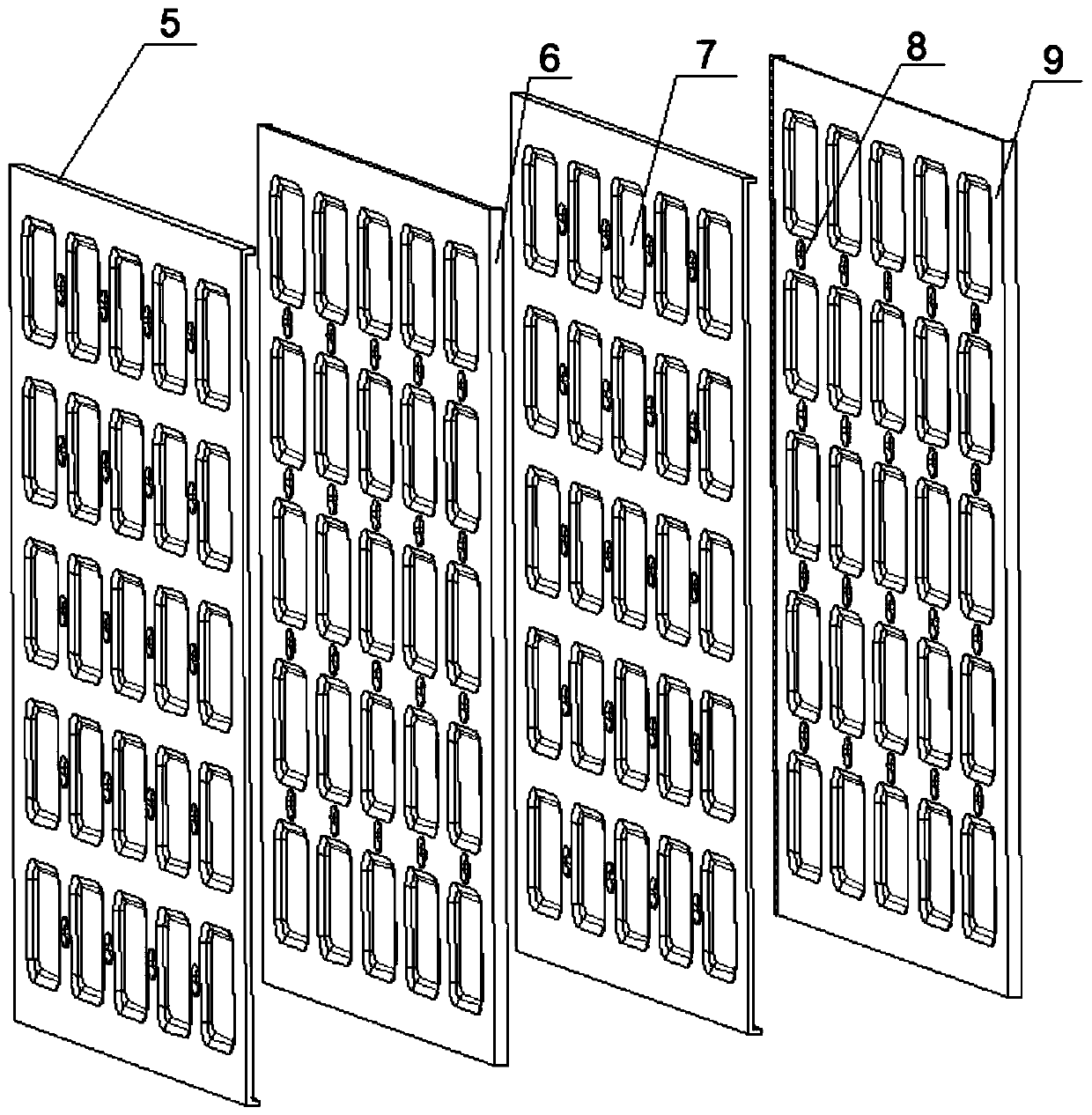 Novel plate type air pre-heater