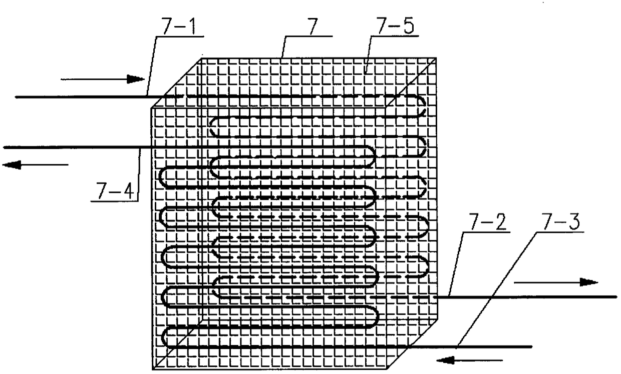 Airborne spray cooling system for cooling circulating water by using ram air and evaporative refrigeration cycle